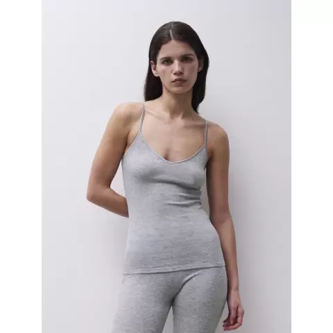 Warm Radiance Camisole, Light Heather Grey