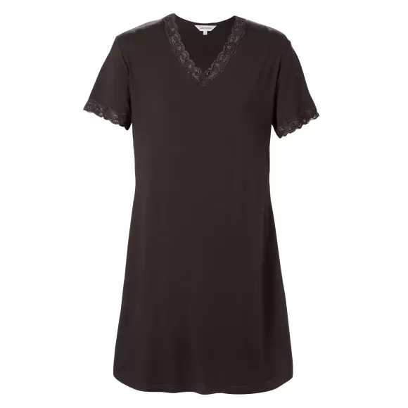 Lady Avenue - Bambus Natkjole, Dark Coffee Lady Avenue - Bambus Natkjole, Dark Coffee