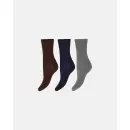 Decoy - Ankelstrømper Bambus 3P, Brown/Navy/Grey Decoy - Ankelstrømper Bambus 3P, Brown/Navy/Grey