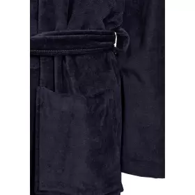 Long Terry Robe, Navy Long Terry Robe, Navy