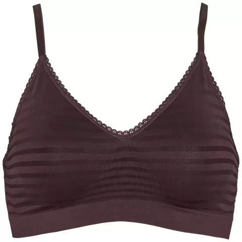 Lucia Bra Top, Dark Brown Lucia Bra Top, Dark Brown