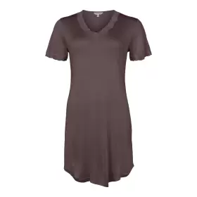 Silk Jersey Natkjole, Velvet Mocha Silk Jersey Natkjole, Velvet Mocha