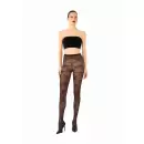 Wolford - Floral Lace Tights, Dark Wood
