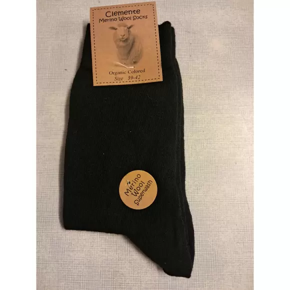 CLEMENTE - Ankelstrømpe Merinould, Black CLEMENTE - Ankelstrømpe Merinould, Black