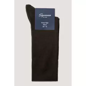 Knæstrømpe Uld, Dark Brown 490 Knæstrømpe Uld, Dark Brown 490