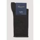 NOTE - Ankelstrømpe Wool Roll-Top, Grey Melange NOTE - Ankelstrømpe Wool Roll-Top, Grey Melange