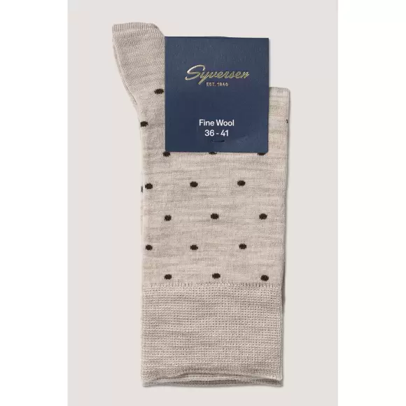 NOTE - Ankelstrømpe Fine Wool, Beige NOTE - Ankelstrømpe Fine Wool, Beige