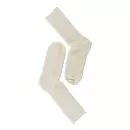 NOTE - Ankelstrømpe Wool Cable Knit, Offwhite NOTE - Ankelstrømpe Wool Cable Knit, Offwhite