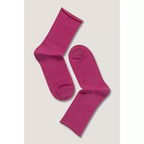 Bambus Ankelstrømpe, Fuchsia