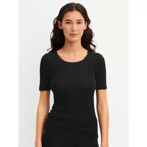 True Confidence Uld/Silke T-Shirt, Black
