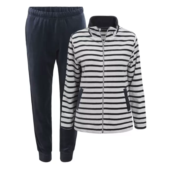 Brandtex - Joggingset Striber, Evening Blue Brandtex - Joggingset Striber, Evening Blue