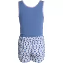 Wiki - Pyjamas Med Shorts, Floral Blue