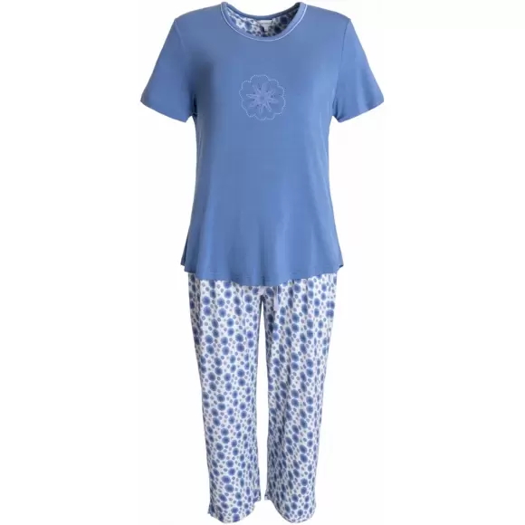 Wiki - Pyjamas Kort Ærme, Floral Blue