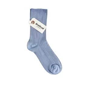 Bamboo Ankel Strømpe, Dusty Blue