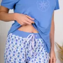 Wiki - Pyjamas Kort Ærme, Floral Blue