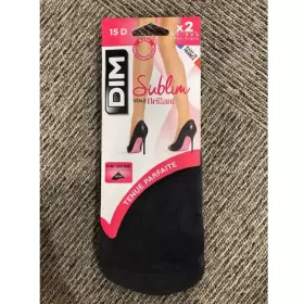 Sublim Mi-Bas 15 Den 2 Pack, Poivre/Grey