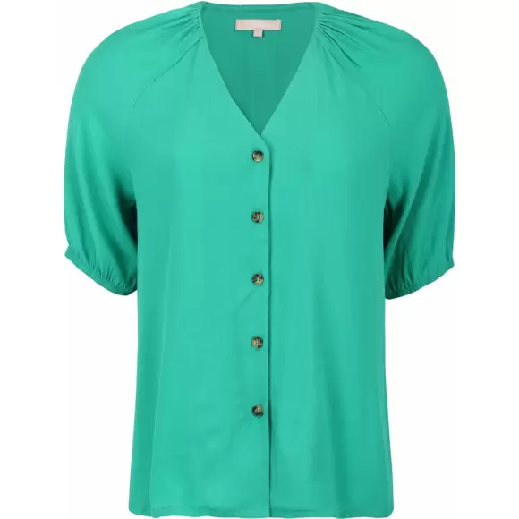 Soft Rebels - Ditsy 2/4 Shirt, Emerald