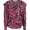 Soft Rebels - Dora Ls Wrap Top, Courtney Print