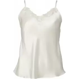 Pure Silke Top Med Blonde, Off-White