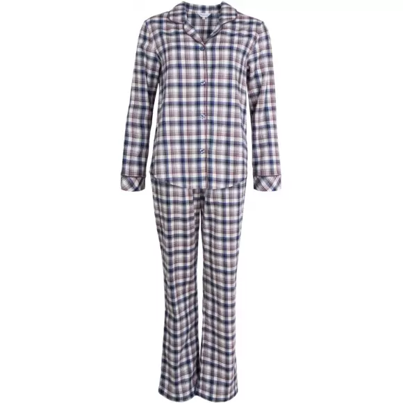 Wiki - Flannel Langærmet Pyjamas, Blue Deer