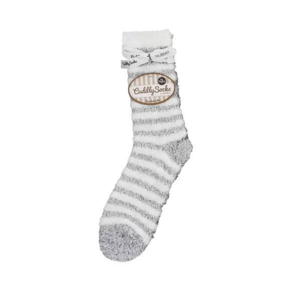 Taubert Textil - Relax Socks, Lysegrå/Hvid