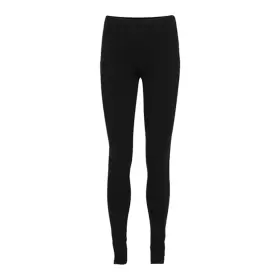 Lang Viscose Leggings, Sort