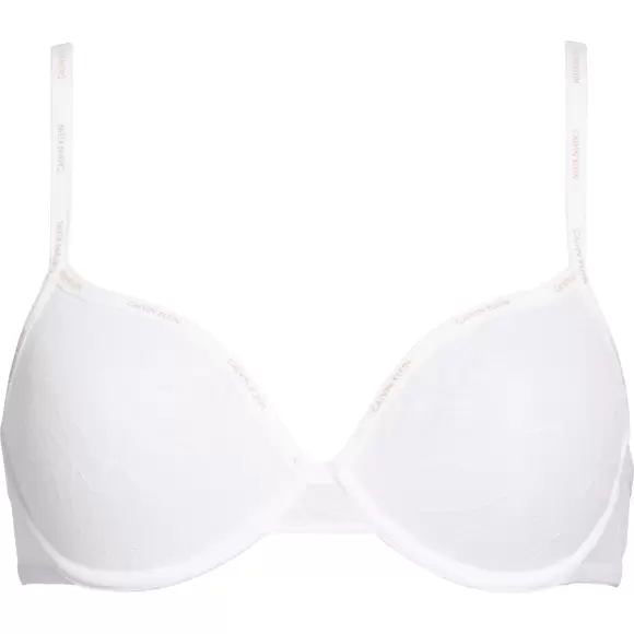 Calvin Klein - Lightly Lined Demi BH, Hvid