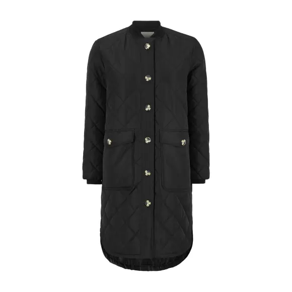 Soft Rebels - SREileen LS Quilt Coat, Black