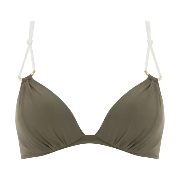 Chantelle - Glory Push-Up Bikini Top, Khaki Gold