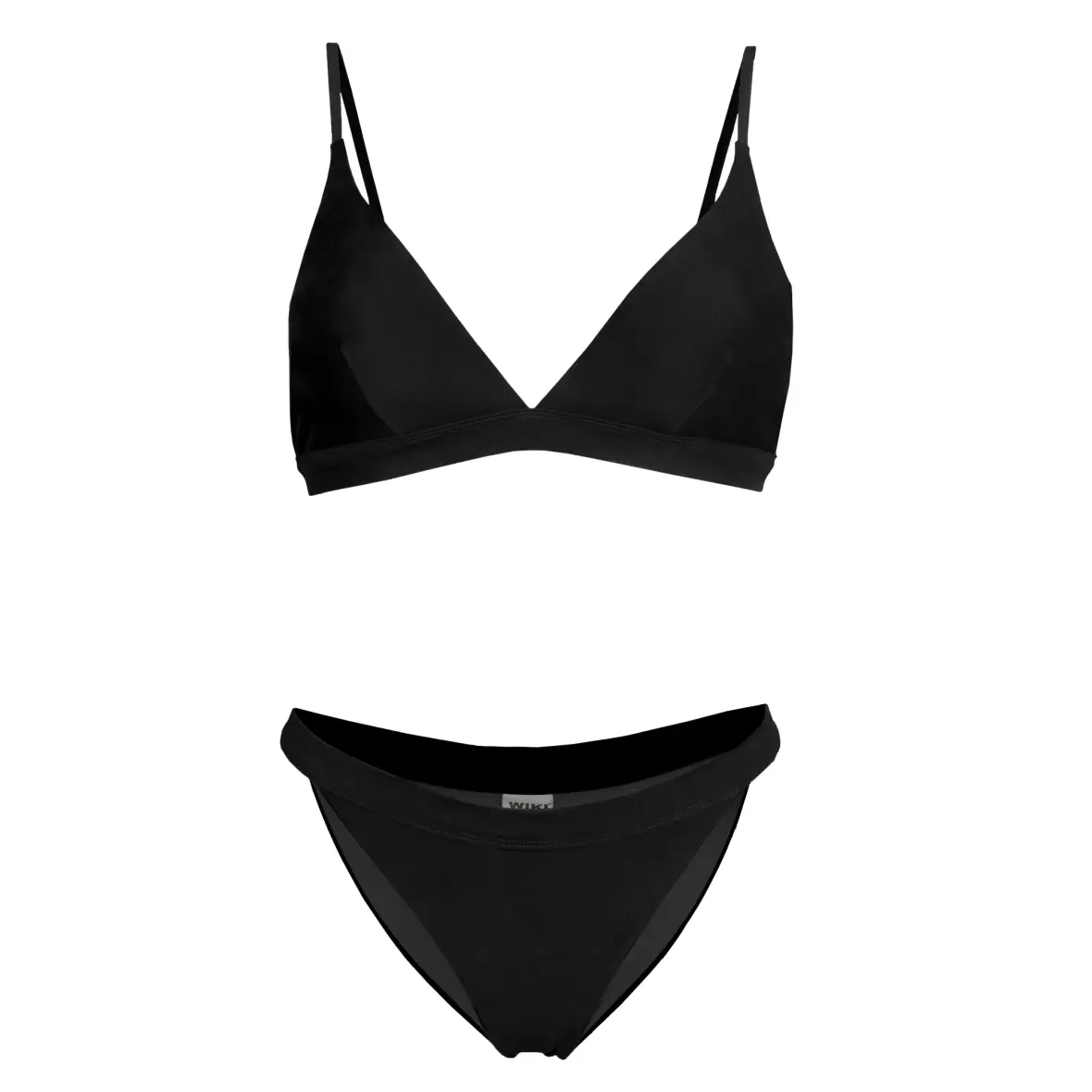 Lingeri - Bikini overdel Med fyld - Wiki - Bikini Triangle Sæt, Black