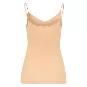 Cotton Seamless Top, Beige