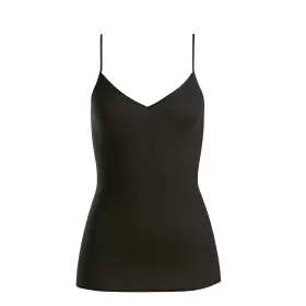 Cotton Seamless Top, Black