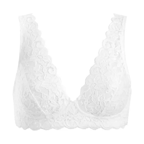 HANRO INTERNATIONAL - Moments Soft Bra, White