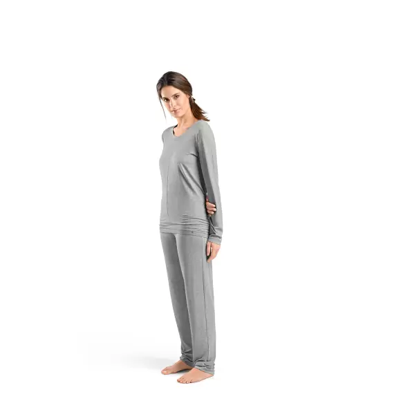HANRO INTERNATIONAL - Yogo Shirt, Grit Melange